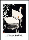 Plakat 50x70cm Design Geese, Koson Vintage do Salonu