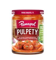 Pamapol Pulpety w sosie pomidorowym z marchewką i pietruszką 500 g