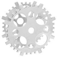 Regał na wino Srebrny 39 x 39 x 14 cm Aluminium