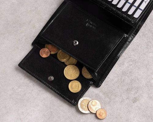 skórzany portfel męski w orientacji pionowej - rovicky na Arena.pl