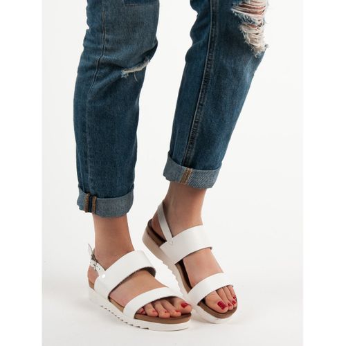 Białe Sandały Płaskie r.39 na Arena.pl