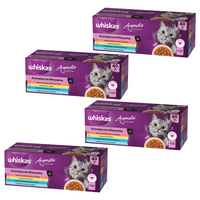WHISKAS Aromatic mokra karma dla kota saszetki 40x85 g 3+1 GRATIS