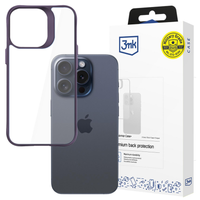Apple iPhone 15 Pro - 3mk Satin Armor Case+ Purple