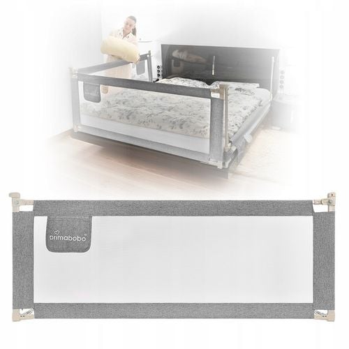 PRIMABOBO Barierka ochronna do łóżka CLASSIC 140cm dla dzieci WYSOKA na Arena.pl