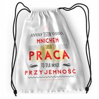Plecak Dla Mnicha Sportowy Szkolny Worek Torba Z Nadrukiem Ze Zdjęciem