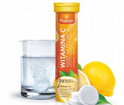 protego witamina c 1000 20 tabletek musujących na Arena.pl