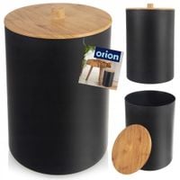 Kosz na Śmieci Łazienkowy Czarny 7 L ORION BLACK Wytrzymały i Pojemny