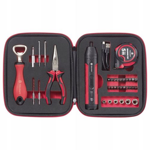 KALENDARZ ADWENTOWY narzędzia TOOLCRAFT 39elementów WKRĘTARKA AKUMULATOROWA na Arena.pl