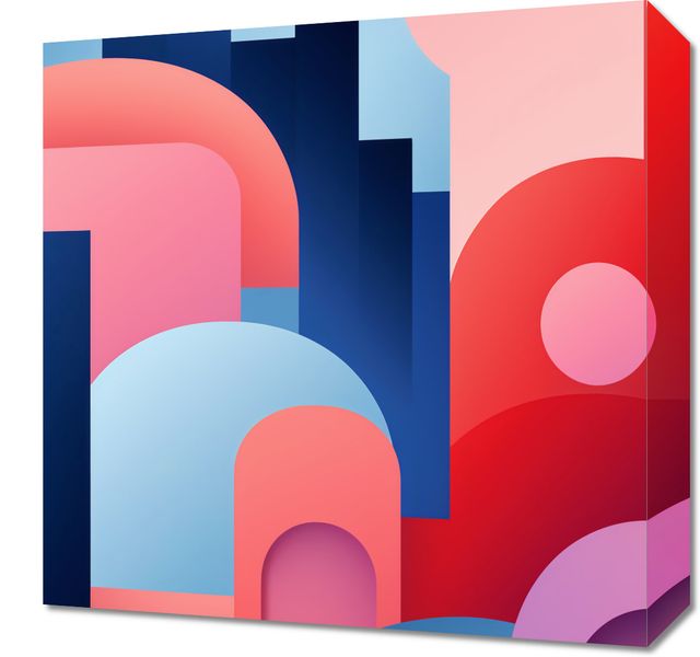 Obraz 40x40cm Miasto Kolorów zdjęcie 1