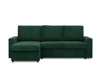 Narożnik do salonu, BLOM, sztruks, 231x140x92, zieleń | TYLETEGOTU