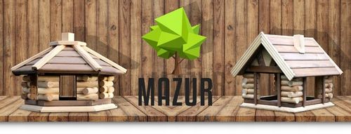 Drewniana Budka lęgowa dla ptaków, karmnik, domek na Arena.pl