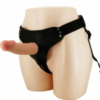 pretty love szelki intymne z anatomiczną nakładką tpr, regulowane