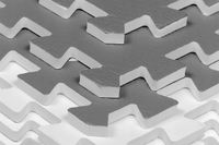 MATA PIANKOWA PODŁOGOWA XXL 180x120 DUŻE GRUBE PUZZLE PIANKOWE TRÓJKĄTY
