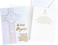 Kartka Karnet B6 - Z okazji Prymicji