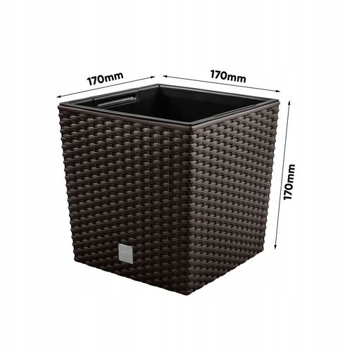 Doniczka RATO niska DRTS170L z wkładem | Umbra na Arena.pl