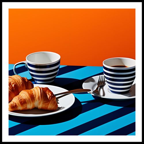 Plakat 90x90cm Croissanty na Arena.pl