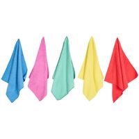 Ściereczki z mikrofibry Spargo 40x40 cm 5szt mix kolorów