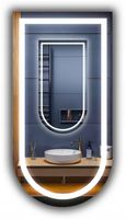 LUSTRO PÓŁOWALNE ŁAZIENKOWE LED 70x80cm PÓŁOWAL LEDY COB 480 diod/m LEDOWE