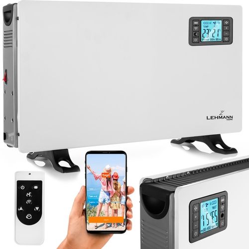 GRZEJNIK ELEKTRYCZNY KONWEKTOROWY ENERGOOSZĘDNY WI-FI 2000W PILOT TIMER LED na Arena.pl