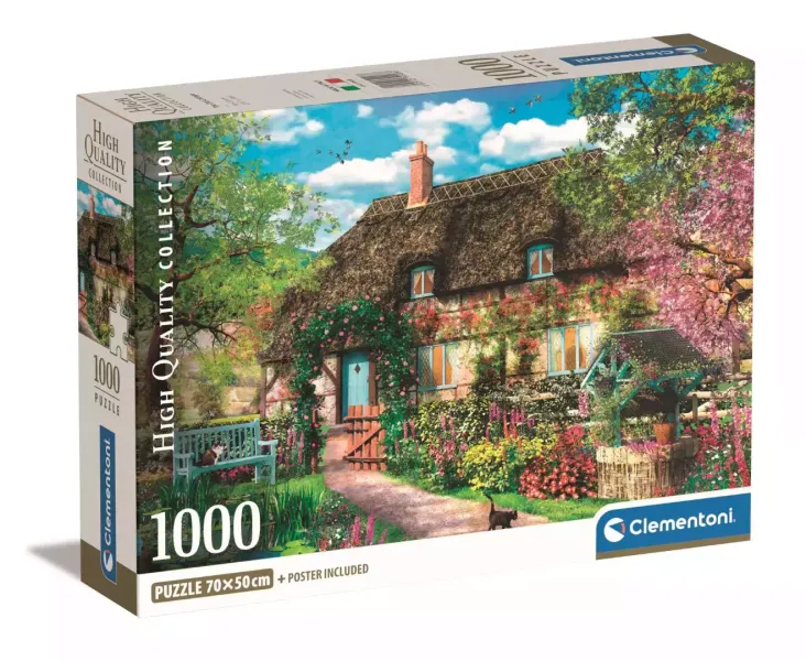 Clementoni Puzzle 1000el Old cottage 39908 zdjęcie 1