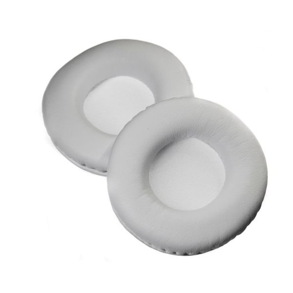 nauszniki gąbki do słuchawek 7,5cm 75mm białe MKF-N-018 zdjęcie 2