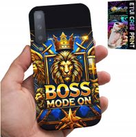 ETUI DO SAMSUNG A7 2018 - BOSS LEW Z KORONĄ NA TARCZY CASE + FOLIA
