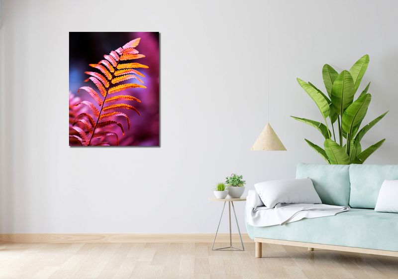 Obraz 70x90cm Ogień Jesieni zdjęcie 2