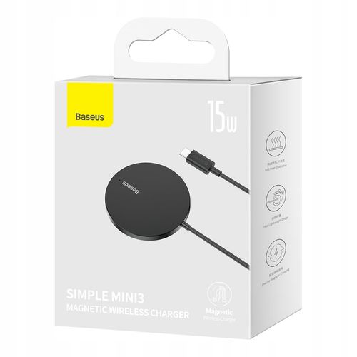 Ładowarka indukcyjna Baseus Simple Mini3 15W USB-C do Apple iPhone 12 na Arena.pl