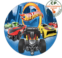 Opłatek na tort Hot Wheels