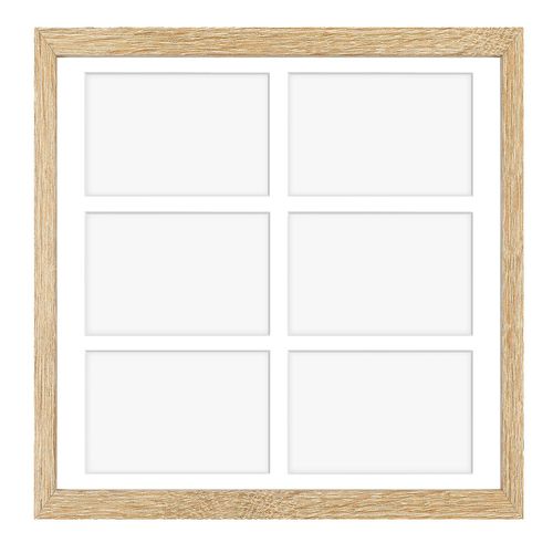 Ramka na 6 zdjęć Hekla 40x40x6 MDF galeria sonoma jasna 1szt. na Arena.pl