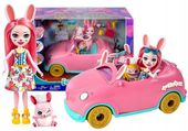 ENCHANTIMALS KRÓLICZKOWÓZ auto dla lalek + LALKA