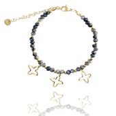 Bransoletka Na Rękę Stal Chirurgiczna Pozłacana 14K Złotem Bst1452