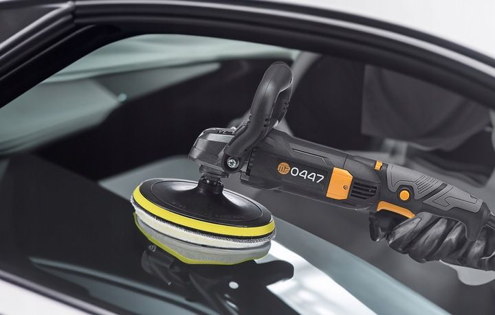 POLERKA SAMOCHODOWA SZLIFIERKA 4x GĄBKA REGULACJA OBROTÓW 2600W +MP Majster zdjęcie 10