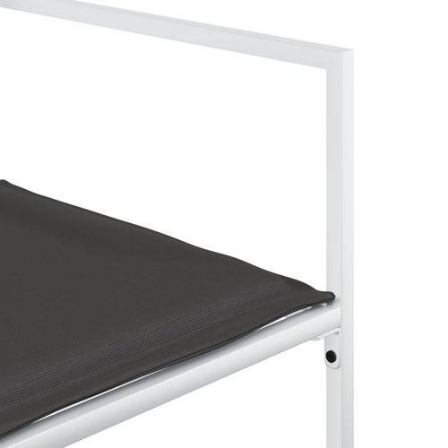 13-cz. zestaw mebli ogrodowych z poduszkami, biały, textilene na Arena.pl