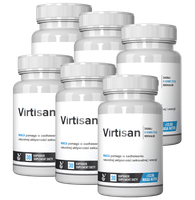 VIRTISAN : Męski Suplement z Muira Puama, Maca, Miłorząb 180k