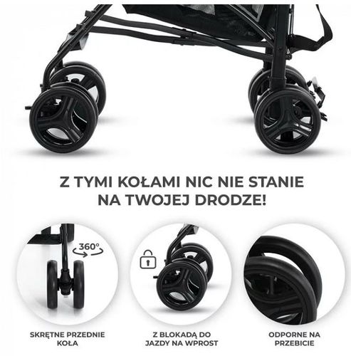 Wózek Spacerowy Tik Stone Grey na Arena.pl