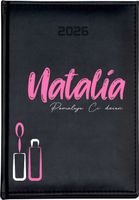KALENDARZ A5 2026 DZIENNY terminarz z nadrukiem DLA STYLISTKI PAZNOKCI