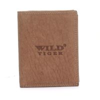 portfel męski pionowy wild tiger - jasnobrązowy