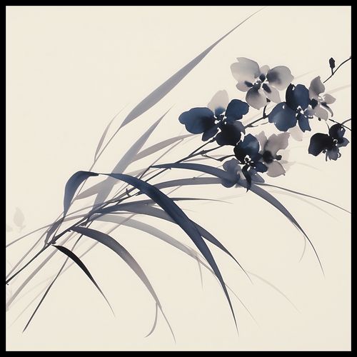 Plakat 90x90cm Orchidea w Sepii na Arena.pl