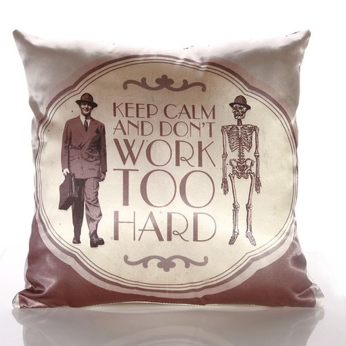 Poszewka Retro - Keep calm - 33x33 cm na Arena.pl