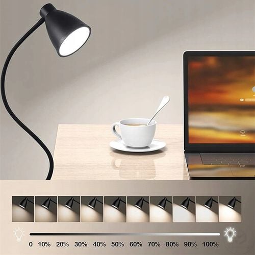 Lampka Lampa LED Biurkowa Kreślarska Na Klips Regulacja Światła 40xLED na Arena.pl