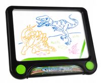 MAGICZNA TABLICA DO RYSOWANIA DLA DZIECI FLUORESCENCYJNA - DINOZAURY