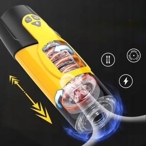 AUTOMATYCZNY MASTURBATOR MĘSKI RUCH POSUWISTY I OBROTOWY INTYMNE SPEŁNIENIE na Arena.pl