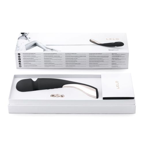 Masażer - Lelo Smart Wand Massager Medium Black na Arena.pl