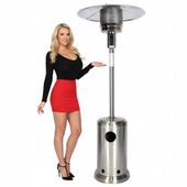 PARASOL GRZEWCZY TARASOWY PROMIENNIK GAZOWY OGRODOWY WĄŻ REDUKTOR 13kW