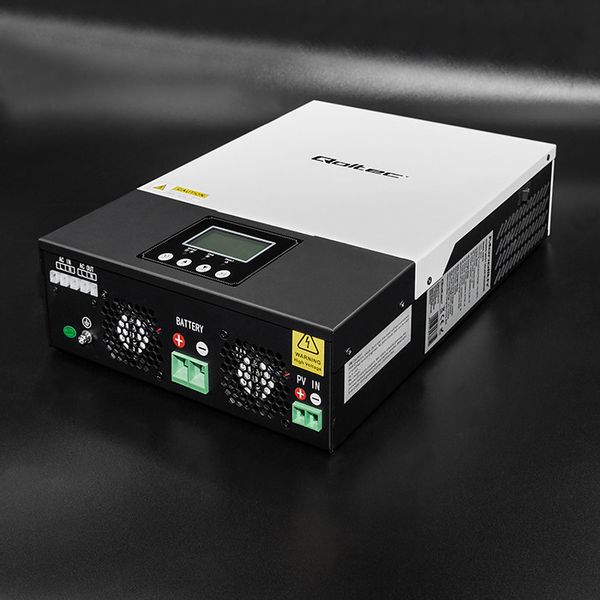 Qoltec Hybrydowy inwerter solarny Off-Grid 2.4kW 80A MPPT Sinus zdjęcie 11