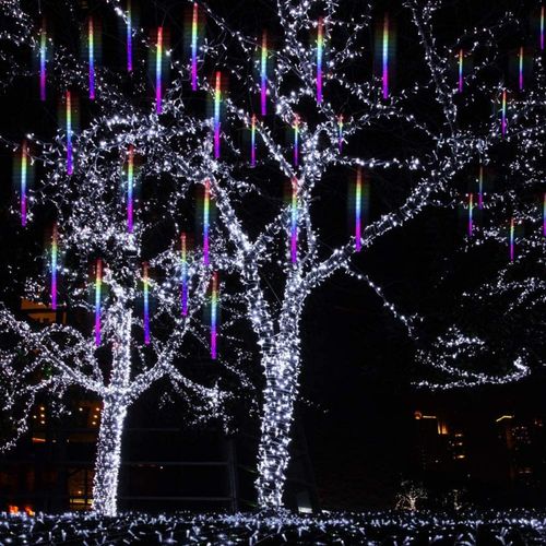 światełka lampki zewnętrzne padający śnieg meteory sople lamp23multi na Arena.pl