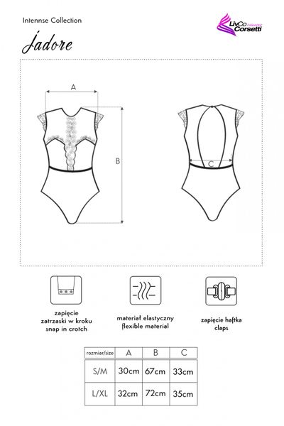 Body Jadore Intennse Collection rozmiar - S/M zdjęcie 5