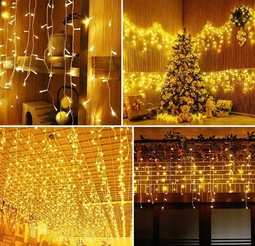 SOPLE FLASH 500 LED Biały Ciepły ZEWNĘTRZNE BIAŁE Ciepłe lampki z FLASHEM na Arena.pl