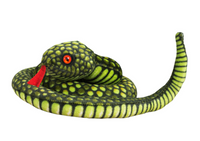 MASKOTKA PLUSZOWA WĄŻ ZIELONY